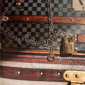 Authentic Louis Vuitton Lock Necklace